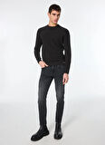 Superdry Düz Yaka Normal Düz Siyah Erkek Kazak M6110657A7BT_TEXTURED CREW KNIT JUM