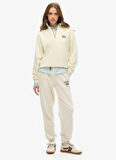 Superdry Fermuarlı Yaka Ekru Kadın Sweatshırt W2012234A