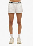 Superdry Normal Bel Normal Beyaz Kadın Şort W7110450A