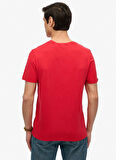 Superdry Bisiklet Yaka Kırmızı Erkek T-Shirt M1012140A-F7L_CLASSIC ESSENTIAL TEE