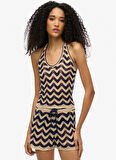 Superdry V Yaka Lacivert Kadın Bluz W6012004A