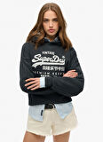 Superdry Siyah Kadın Sweatshırt W2012437A