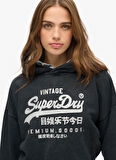 Superdry Siyah Kadın Sweatshırt W2012437A
