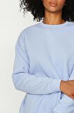 Kadın Basic Örme Sweatshirt