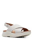 Clarks Deri Beyaz Kadın Sandalet 26171949