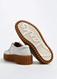 Clarks Beyaz Kadın Deri Düz Ayakkabı 26172085
