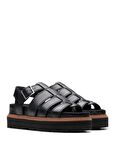Clarks Deri Siyah Kadın Sandalet 26176317