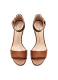 Clarks Deri Kahve Kadın Topuklu Ayakkabı 26176771