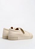 Clarks Krem Kadın Deri Sneaker 26176437