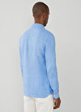 Hackett Slim Fit Gömlek Yaka Mavi Erkek Gömlek HM309839