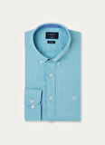 Hackett Slim Fit Gömlek Yaka Turkuaz Erkek Gömlek HM309839
