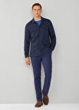 Lacivert Erkek Slim Fit Gömlek Ceket HM309834
