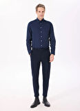 Hackett Slim Fit Gömlek Yaka Lacivert Erkek Gömlek HM3010028