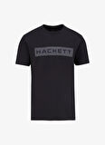 Hackett Bisiklet Yaka Siyah Erkek T-Shirt HM500830