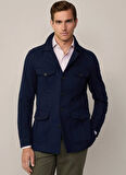 Hackett Slim Fit Lacivert Erkek Ceket HM443429