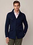 Hackett Slim Fit Lacivert Erkek Ceket HM443429