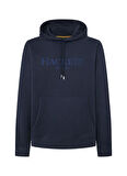 Hackett Kapüşon Yaka Koyu Lacivert Erkek Sweatshırt HM581289