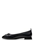 Clarks Deri Siyah Kadın Babet 26181322