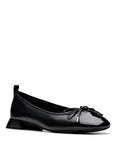 Clarks Deri Siyah Kadın Babet 26181322