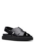 Clarks Deri Siyah Kadın Sandalet 26181255