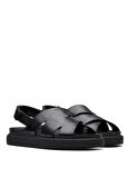 Clarks Deri Siyah Kadın Sandalet 26181255