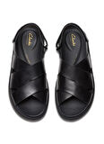 Clarks Deri Siyah Kadın Sandalet 26181255