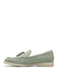 Clarks Deri Yeşil Kadın Loafer 26181451