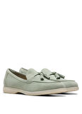 Clarks Deri Yeşil Kadın Loafer 26181451