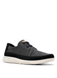 Clarks Süet Siyah Erkek Günlük Ayakkabı Easeway Lace