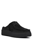 Clarks Siyah Kadın Terlik Torhill Mule