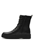 Clarks Deri Siyah Kadın Bot Torhill Style
