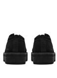 Clarks Süet Siyah Kadın Günlük Ayakkabı Meare Walla.