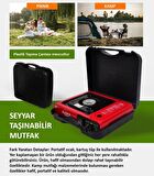 Tekli Portatif Ocak Kamp Ocağı + Kamp Gazı 227g 1 Adet