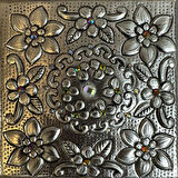 Uretti - Hülya 6683 5753 El Yapımı Alüminyum Kapaklı Bej Dekoratif Takı Saklama Kutusu