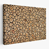Odun Kütükler Kanvas Tablo-5077