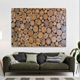 Odun Kütükler Kanvas Tablo-5078