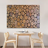 Odun Kütükler Kanvas Tablo-5078