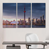 Kanada Toronto Manzarası Kanvas Tablo-5079