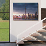 Kanada Toronto Manzarası Kanvas Tablo-5079
