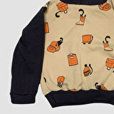 Uretti - Canan 1767 - El Yapımı Erkek Çocuk Kapüşonlu Sweatshirt - 4 Yaş