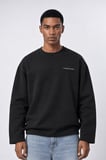 Erkek notbasicproject Oversize Long Sleeve Siyah