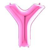 FOLYO BALON Y HARF FUŞYA 102CM