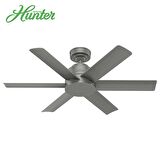 Hunter - Kennicott Mat Gümüş - 112 Cm. Nemli Mekan Tavan Vantilatörü