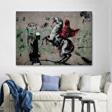 Banksy Napolyon Geçişi Alpler Kanvas Tablosu-5094