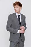  Lacivert Thomas Desenli Slim Fit Dar Kesim Yelekli Kombinli 6 Drop Takım Elbise