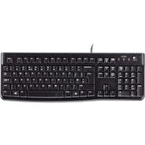Logıtech K120 Q TR USB KABLOLU KLAVYE SİYAH