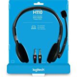 Logitech H110 Mikrofonlu Stereo Standart Kulak Üstü Kablolu Kulaklık
