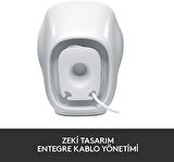 Logitech Z120 Kompakt Stereo USB Destekli Hoparlör, 2.0, 3.5 mm Giriş, Sağ Hoparlörde Güç ve Ses Düzeyi Kontrolleri, 1.2 W, Beyaz OUTLET