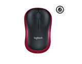 LOGITECH M185 USB ALICILI KOMPAKT KABLOSUZ MOUSE-KIRMIZI 910-002237