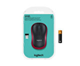 LOGITECH M185 USB ALICILI KOMPAKT KABLOSUZ MOUSE-KIRMIZI 910-002237